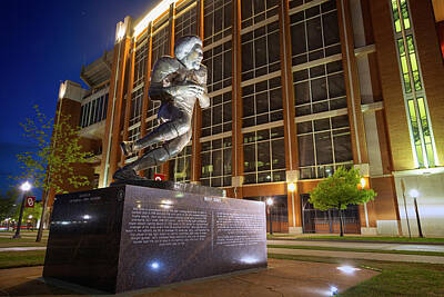 Football Royalty-Free and Rights-Managed Images - Heisman Park 5 by Ricky Barnard