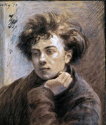 Edward Hopper - Henri Fantin Latour 1836 1904 Portrait d  Arthur Rimbaud  1872 by Artistic Rifki