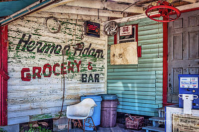 Grateful Dead Royalty Free Images - Herman Adam Grocery and Bar Royalty-Free Image by Kathleen K Parker