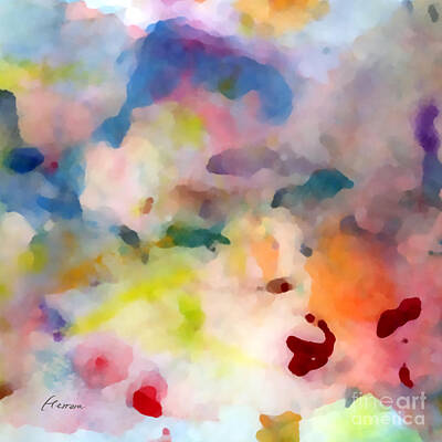 Global Design Abstract And Impressionist Watercolor - Hh1124201129 by Hailey E Herrera