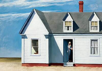 Royalty-Free and Rights-Managed Images - High Noon by Edward Hopper by Mango Art