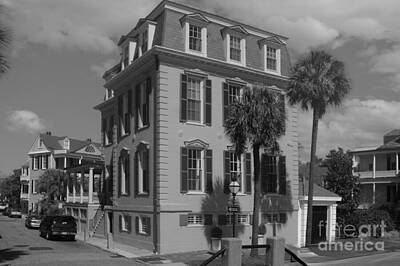 City Scenes Photos - Historical Architecture in Downtown Charleston South Carolina - Nathaniel Ingraham House by Dale Powell