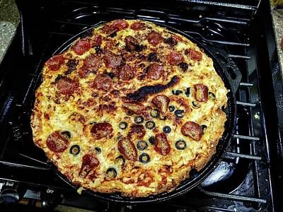Food And Beverage Photos - Homemade Pizza by Renny Spencer