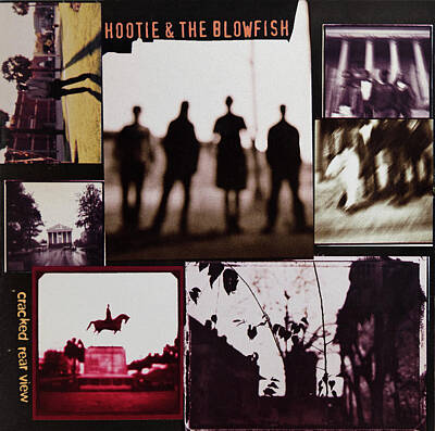 Music Mixed Media Royalty Free Images - Hootie and the Blowfish - Cracked Rear View Royalty-Free Image by Robert VanDerWal