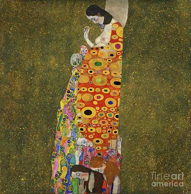Cities Paintings - Hope II - Gustav Klimt by Sad Hill - Bizarre Los Angeles Archive