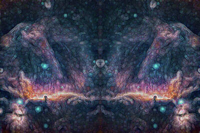 Egon Schiele - Horse Head Nebula by William Paul Plumlee