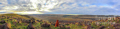 Fine Dining Royalty Free Images - Horse Heaven Hills Panorama from Goose Hill Royalty-Free Image by William Meeuwsen
