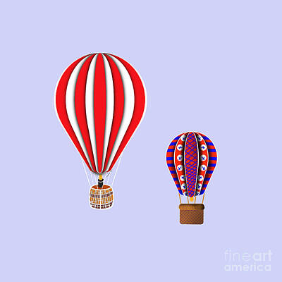 The Champagne Collection Royalty Free Images - Hot Air Balloons Royalty-Free Image by Xine Segalas