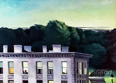 Catch Of The Day - House at Dusk 1935 by Edward Hopper