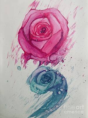 Recently Sold - Roses Drawings - I Am Not Done by Moore Creative Images