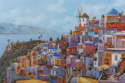 Royalty-Free and Rights-Managed Images - muri rossi in Grecia by Guido Borelli