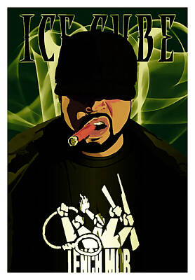 Vine Ripened Tomatoes - Ice Cube Hip Hop by Alberta Porta