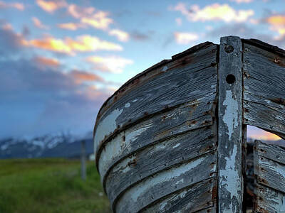 Vintage State Flags - Icelandic Boat by Santa Fe