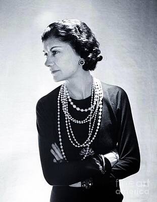 Recently Sold - Music Royalty Free Images - Iconic Coco Chanel Royalty-Free Image by Michael Butkovich