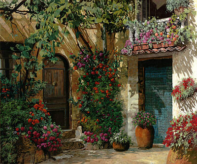 Royalty-Free and Rights-Managed Images - Fiori In Cortile by Guido Borelli