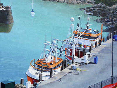 1-war Is Hell - Ilfracombe Harbour Trawlers by Mark Woollacott