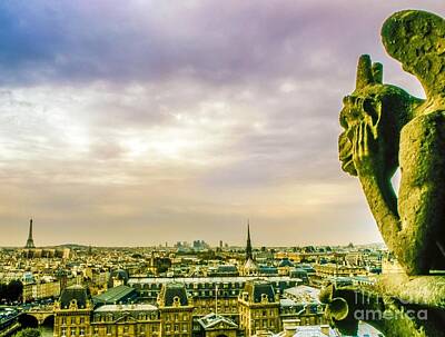 Paris Skyline Rights Managed Images - Immortal Paris Royalty-Free Image by Michael McCormack