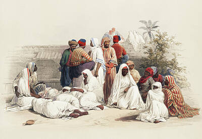 Lake Life - In the slave market at Cairo illustration by David Roberts  by MotionAge Designs