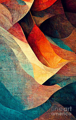 Abstract Digital Art - Inner landscapes by Sabantha