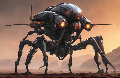 Royalty-Free and Rights-Managed Images - Insectoid Mech concept by Tricky Woo