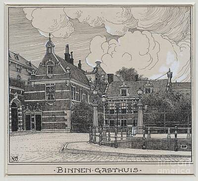 Basketball Patents - Inside the Gasthuis in Amsterdam, Willem Wenckebach, 1870 - 1937 by Shop Ability