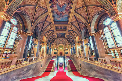 Royalty-Free and Rights-Managed Images - Inside the Hungarian Parliament  by Manjik Pictures