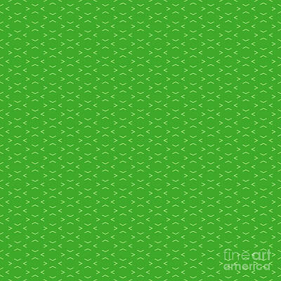 Royalty-Free and Rights-Managed Images - Inverse Chevron Diamond Pattern in Light Apple And Grass Green n.2374 by Holy Rock Design