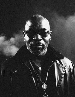 Jazz Photo Royalty Free Images - Isaac Hayes, Music Star Royalty-Free Image by Esoterica Art Agency
