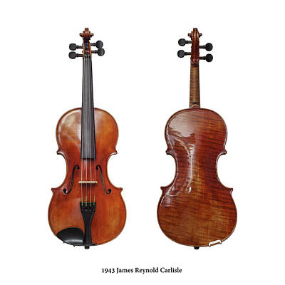 Musician Photo Royalty Free Images - James Reynold Carlisle Violin Art - Symphony Orchestra Royalty-Free Image by Dave Morgan
