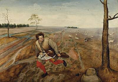 Martini Paintings - Jan Brueghel II  De slechte herder by Padre Martini by MotionAge Designs