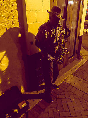Jazz Photo Royalty Free Images - Jazz in the street Royalty-Free Image by Mitchell Grosvenor