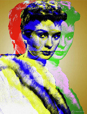 Royalty-Free and Rights-Managed Images - Jean Simmons by Stars on Art