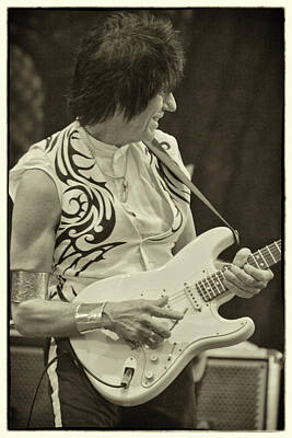 Rock And Roll Royalty Free Images - Jeff Beck #2 Royalty-Free Image by Marc Malin