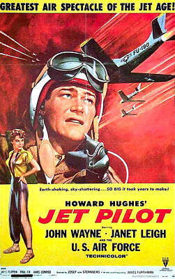 Royalty-Free and Rights-Managed Images - Jet Pilot - 1957 by Stars on Art