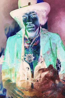 Rock And Roll Mixed Media - Jimi Hendrix See Challenge in Description by Marvin Blaine