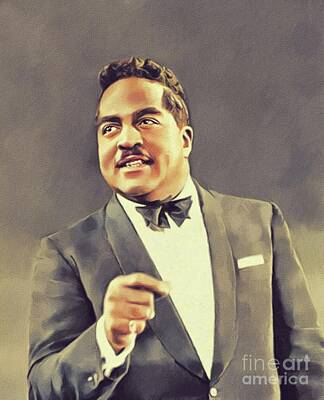 Music Paintings - Jimmy Witherspoon, Music Legend by Esoterica Art Agency