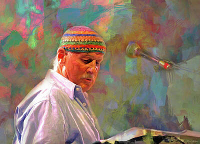 Recently Sold - Jazz Royalty Free Images - Joe Zawinul Royalty-Free Image by Mal Bray