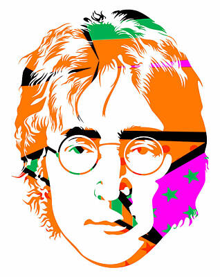 Rock And Roll Mixed Media - John Lennon Number 6 by Marvin Blaine