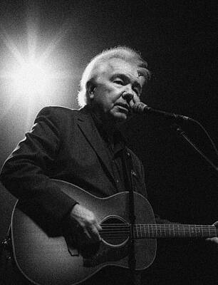 Jazz Photo Royalty Free Images - John Prine, Music Legend Royalty-Free Image by Esoterica Art Agency