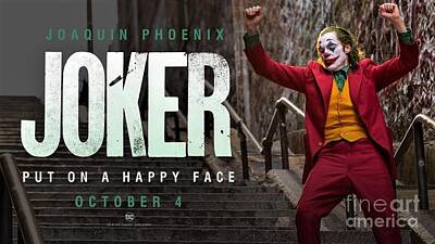 Actors Mixed Media - Joker by Michael Butkovich