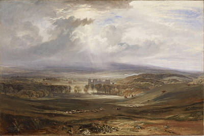Country Road - Joseph Mallord William Turner  Raby Castle the Seat of the Earl of Darlington  Walters 3741 by Arpina Shop