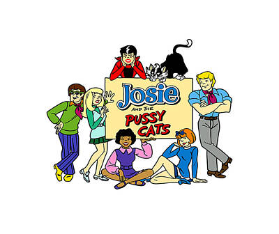 Comics Rights Managed Images - Josie And The Pussycats Royalty-Free Image by Helda Monica