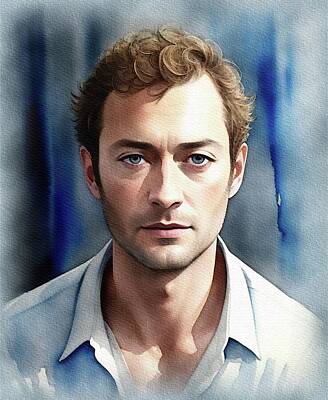 Actors Royalty Free Images - Jude Law, Actor Royalty-Free Image by Sarah Kirk