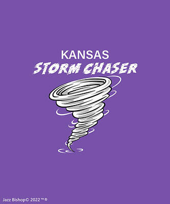 Jazz Royalty-Free and Rights-Managed Images - Kansas Storm Chaser by Jazz Bishop