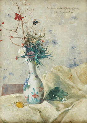 Af One - KARL NORDSTROM 1855 1923 Floral Still Life by Artistic Rifki