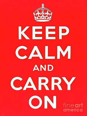 All American - Keep Calm and Carry On by M G Whittingham
