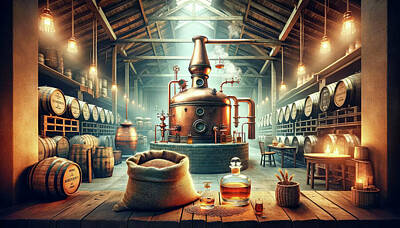 Short Story Illustrations Rights Managed Images - Kentucky Bourbon Trail 62 Royalty-Free Image by Eric Glaser