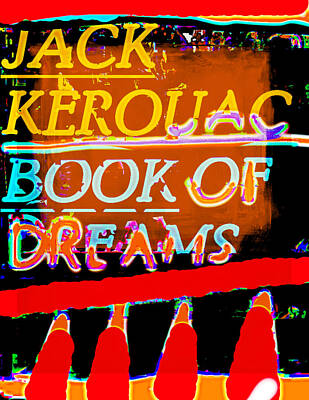 Landmarks Drawings - Kerouac dreams poster by Paul Sutcliffe