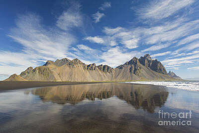 High Heel Paintings - Klifatindur Mountain Range at Stokksnes, Iceland  by Arterra Picture Library
