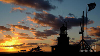 Gaugin - Kullaberg Main Lighthouse at Sunset by Antony McAulay